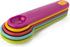 Joie Measuring Spoons, Assorted Colors, Imperial and Metric Measurements, 5-Piece Set...