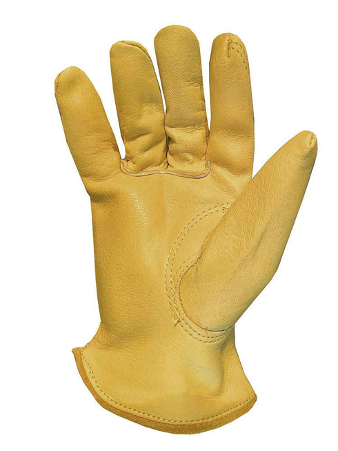 Galeton 25101PR-XL 25101PR Rough Rider Premium Leather, Strap & Buckle Driver Gloves, X-Large, Gold...