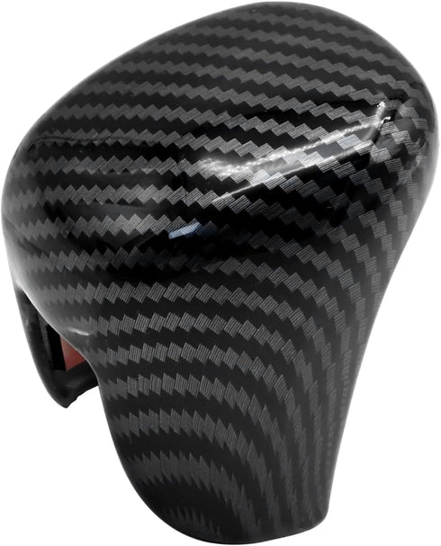 Gear Shift Knob Cover Replacement for Honda Civic 10th Gen 2016-2021 ABS Black Carbon Fiber Pattern Automatic Transmission Lever Trim...