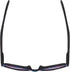 Piranha Digital Unisex Retro Sunglasses with Purple Pattern Frames and Blue Mirror Lens...