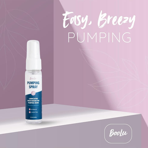Breast Pump Flange Spray | Helps Sore Nipples & Clogged Milk Ducts | Skin Lubricant for Breast Pumping | Apply Pumping Spray Directly to Shields |...
