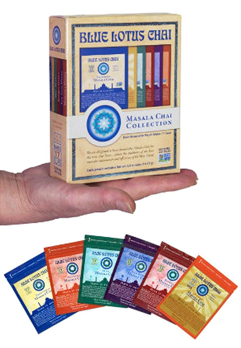 Blue Lotus Chai - Masala Chai Collection - Six Varieties - 0.5 oz each (14.17g)...