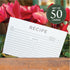 Jot & Mark Recipe Cards 4x6 Inches Blank Double Sided, 50 Count (Modern Minimal)...