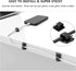 Cable Management Organizer Kit 2 Cable Sleeve Split with 41Self Adhesive Cable Clips Holder, 10pcs and 2 Roll Self Adhesive tie and 100 Fastening ...