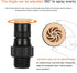 360° Rotation Auto Irrigation System Garden Lawn Sprinkler Patio, Garden Sprinkler Lawn Sprinkler, 90°/180°/360°, Adjustable at Will for Outdoor G...