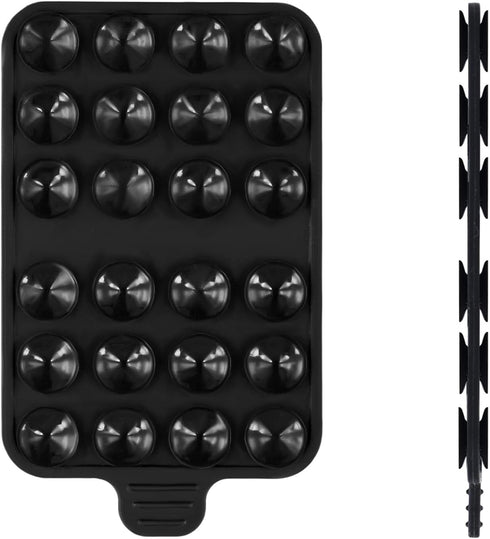 Double-Sided Suction Cup Phone Mount, Silicone Suction Phone Case Adhesive Sticky Phone Grip Hands-Free Phone Grip Silicone Phone Holder for iPhon...