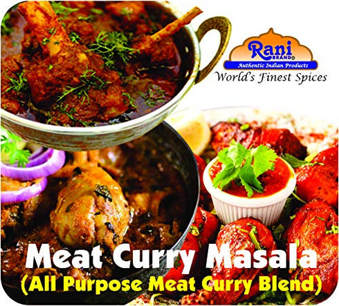 Rani Meat Curry Masala 21-Spice Blend 3.5oz (100g) ~ All Natural | Vegan | No Colors | Gluten Friendly | NON-GMO | Indian Origin...
