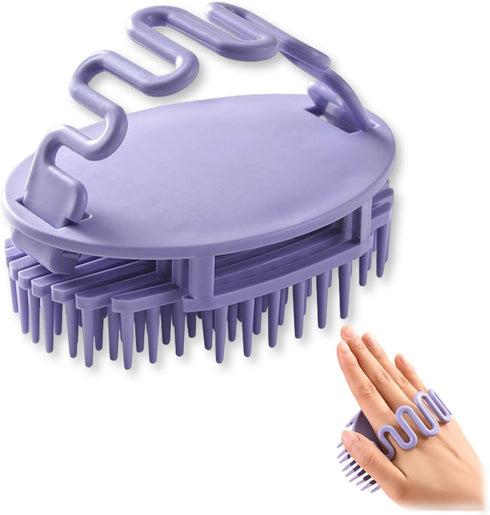 Silicone Bath Brush Scrubber Silicone Body Brush for Showering Scrubber Set Soft Exfoliating Bath Shower Brushes Reusable Loofah Scrubbers Scalp M...