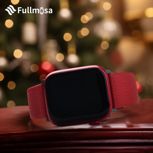 Fullmosa Leather Bands Compatible with Apple Watch Band 41mm 40mm 38mm 42mm for Women Men, Top Grain Genuine Leather Strap for iWatch Series 10/9/...