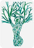FINGERINSPIRE Tree of Life Painting Large Stencil 8.3x11.7" PET Character Spraying Stencil Reusable Minimalist Line Art Woman Pattern Wall Stencil...