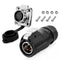 5 Pin Connector Waterproof Connectors, Aviation Wire Connector for Automotive, Power, Marine, New Energy, Solar Energy, and Other Indoor/Outdoor E...