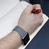 INI Compatible with Apple Watch Band 49mm 46mm 45mm 44mm 42mm 41mm 40mm 38mm - Adjustable Leather Strap with Magnetic Closure System for iWatch Se...