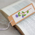 INFUNLY 5 Set Embroidery Bookmark Set Plant Book Marker Cross Stitch Kits DIY Hand Embroidery Bookmark Counted Cross Stitch Kit for Reading Teache...