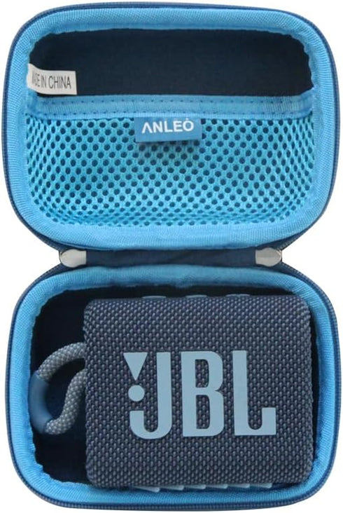 Hard Travel Case for JBL Go 3 / Go 4 Portable Bluetooth Speaker (Blue)...