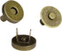 Mini Skater Magnetic Button Clasp Snaps for Sewing Craft Bag Clothing Scrapbooking No Tools Required, 6-Pack (18mm, Bronze)...