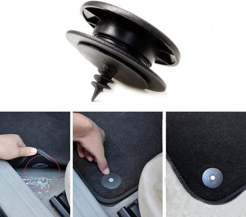 JIFFYY 2 Universal Car Mat Carpet Clips Fixing Grips Floor Holder...