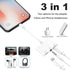 Lightning to Headphone Adapter 3.5mm Jack Headphone Adapter 3 in 1 Earphone and Charging Splitter for iPhone 13/12/11/SE/XS/XR/X/8/7 and iPad......