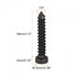 uxcell Hex Lag Screws,1/4" x 1-1/2" Carbon Steel Phillips Head Half Thread Self-Tapping Bolts for Deck Building or Joining Lumber 25pcs...