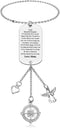 Daughter Gifts from Mom Car Hanging Ornament from Mother Inspirational Gift for Daughter in Law Graduation Gift for Stepdaughter Car Rear View Mir...