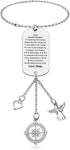Daughter Gifts from Mom Car Hanging Ornament from Mother Inspirational Gift for Daughter in Law Graduation Gift for Stepdaughter Car Rear View Mir...