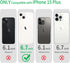 JJGoo Compatible with iPhone 15 Plus Case Clear, Soft Clear TPU Phone Cases, Shockproof Transparent Bumper Cover Slim Thin Phone Case...