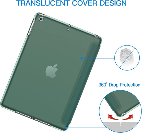 JETech Case for iPad Air 1st Edition (NOT for iPad Air 2/3/4/5), 9.7 Inch, Smart Cover with Auto Wake/Sleep (Misty Blue)...