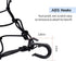 Super Strong Stretch Heavy-Duty 15" Cargo Net for Motorcycle ATV - Stretches to 45" Black...
