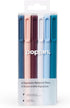 Poppin Signature Ballpoint Pens, Professional Office Pens, Medium Point 1mm, Set of 6 (Assorted Contemporary with Black Ink)...