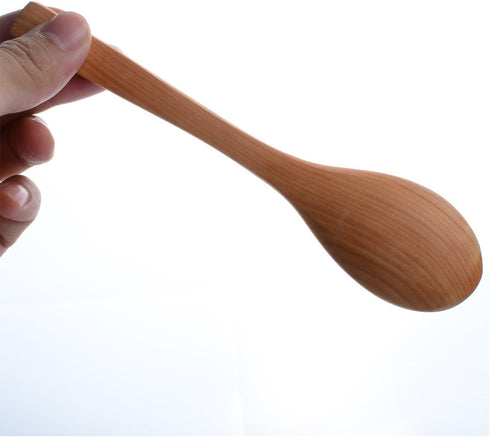 10 Pcs 7 inch Ecofriendly Handle Long Wooden Spoons Coffee Honey Tea Stirrer Tableware...