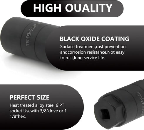 Pack-1 Car Oil Pressure Sensor Switch, Waterproof Ultra-Thin Durable Metal Driver Deep Design Oil Pressure Sending Socket, Universal Rotatable Aut...