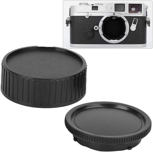 3 * Lens & 3 * Camera Body Rear Lens Cover for Leica M Mount - Black...