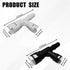 2 PCS Car Heater Hose Fitting, T-connector Three-way Cooling Water Pipe Joint, Heater Inlet Hose Fitting Replacement OEM#15055343 15055342, Compat...