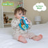 KIDS PREFERRED Sesame Streed Cookie Monster On The Go Activity Toy with Silicone Teether for Newborns...
