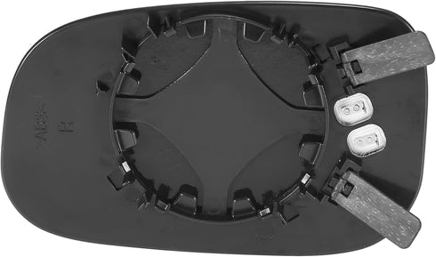 X AUTOHAUX Car Rearview Right Passenger Side Heated Mirror Glass Replacement W/Backing Plate for Volvo C30 2007-2013 S40 2007-2012 C70 2008-2013 S...