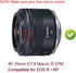 D5200 Lens Cap (52MM) for Nikon D5500 D5200 D3200 w/ NIKKOR AF-S 18-55mm Lens, for Canon EF-M 18-55mm 55-200mm Lens (2 Pack)...