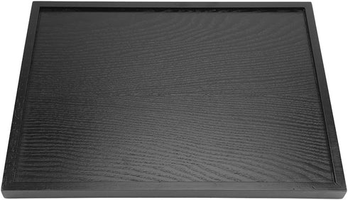 Solid Wood Serving Tray Rectangle Shape Tea Coffee Drinks Plate Snack Food Meals Breakfast Restaurant Platter Dining Tableware(14.17 x 10.63 inch)...