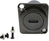 D Type Panel Mount Adapter Coupler USB Type C 3.1 Female to Female Panel Fixed Pass Through Module Extension Converter Data Transmission for Audio...