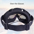 Dirt Bike & Motocross Goggles - Anti UV, Dustproof & Fog Resistant, Bendable, Color Lens (Black)...