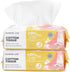Disposable Face Towel, Ultra Soft Thick Wash Cloths for Adults and Baby, 100% Cotton Dry Wipes for Washing and Drying, 200 Count Facial Tissue for...
