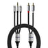 MFi Certified Lightning to RCA Audio Cable, 6.56FT Length RCA to 3.5mm Cable, 3-in-1 USB-C to RCA Audio Cable with Hi-Fi DAC Chip, Use for Home Th...