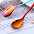 BuyGo 18/8 Stainless Steel Teaspoon 6 Inch Coffee Dessert Espresso Spoons for Cake Ice Cream Appetizer, Set of 8, Mix Color, Dishwasher Safe...