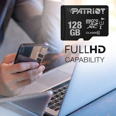 Patriot LX Series Micro SD Flash Memory Card 128GB...