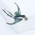 Lovely Enamel Rhinestone Flying Swallow Bird Brooch Pins Breastpin Wedding Brooches Lapel Pin Badge Jewelry Gifts...