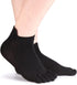 Meaiguo Toe Socks No Show Five Finger Socks for Men Women Running Hiking 6 Pairs(Black)...