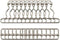 10 Sets Suspender Overall Buckles Dungaree Fastener 1.5 Inch Overall Buckles for Bib Pants...