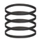 45-69-0010 Pulley Tires for Milwaukee BandSaws Blades 6230 6232-6 AO2807 6238N 6238-20 6225 2729-20 portable bandsaw parts...