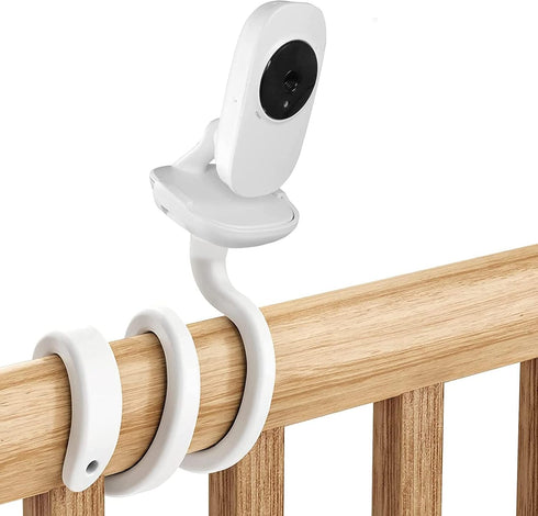 Flexible Baby Monitor Mount for VTech VM819 Baby Monitor Baby Camera Holder Stand Shelf, Versatile Twist Mounting for Crib Nursery Cot Shelves or ...