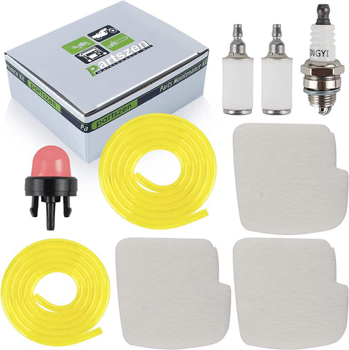 530057869 Air Filter for Poulan 4218A 4218AVX Poulan Pro 42cc Chainsaw Parts with Fuel Filter with Spark Plug with Primer Bulb...