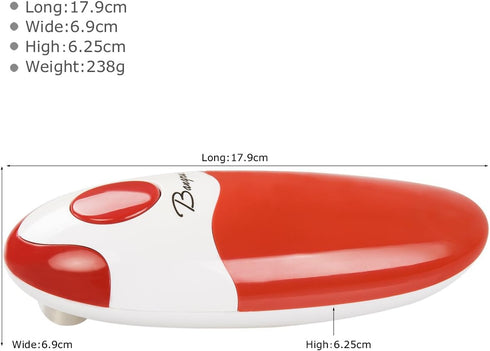 Kitchen Automatic Safety Cordless One Tin Touch Electric Can Opener&Bangrui Professional Electric Can Opener.One-touch switch .Smooth can edge.Bei...
