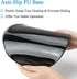 Mouse Pad, Ergonomic Mouse Pad with Wrist Support, Pain Relief Comfort Wrist Rest Pad with Non-Slip PU Base for Gaming, Home, Office & Travel, Abs...